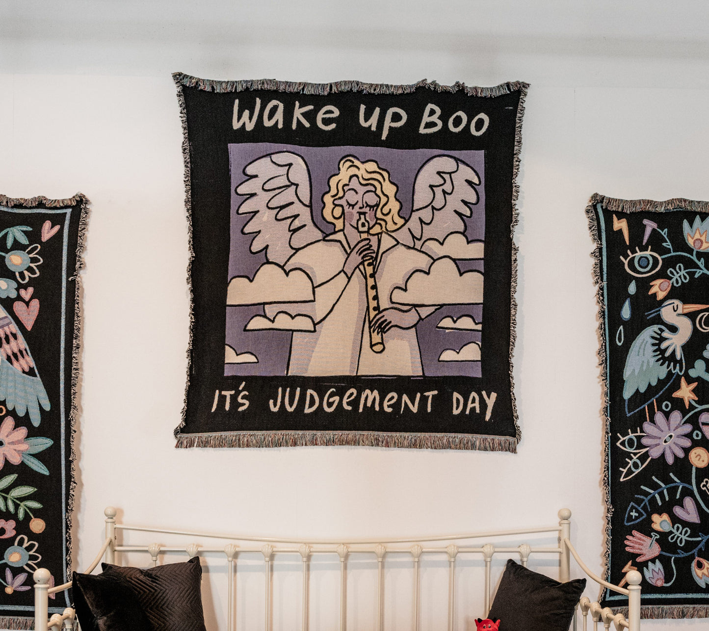 Wake Up Boo Tapestry